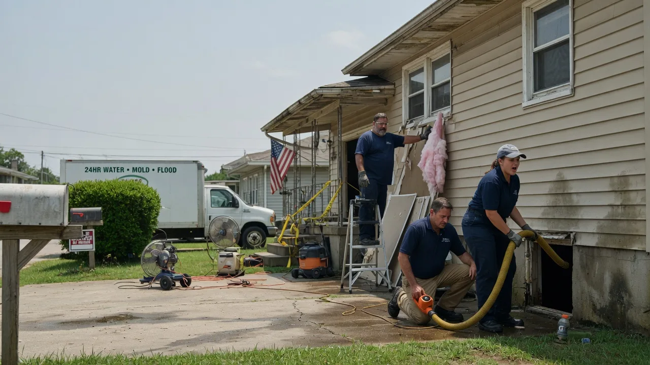 Water Damage Repair in Farmersville, OH near me